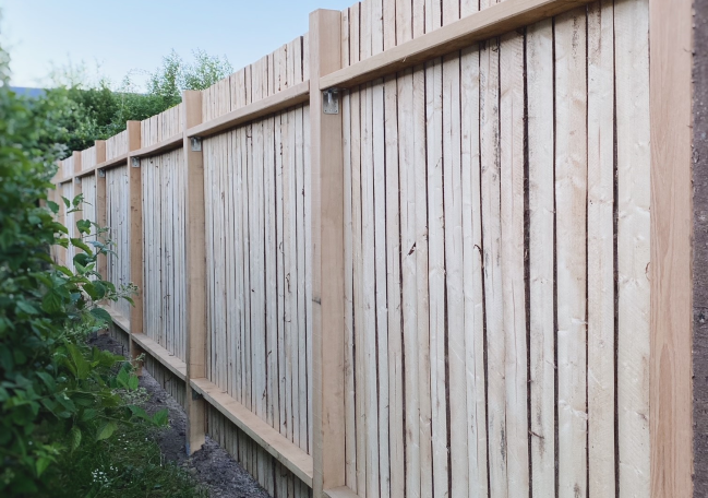 1/2 Delte rafter med bark til raftehegn - Billede 3