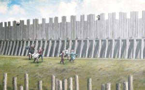 Vikingeprojekt Trelleborg: Håndværk i økset egetræ